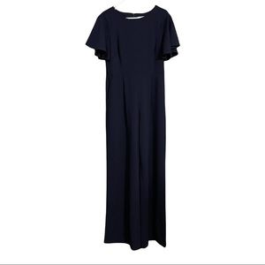 Calvin Klein Short Sleeve Navy Jumpsuit Size 10